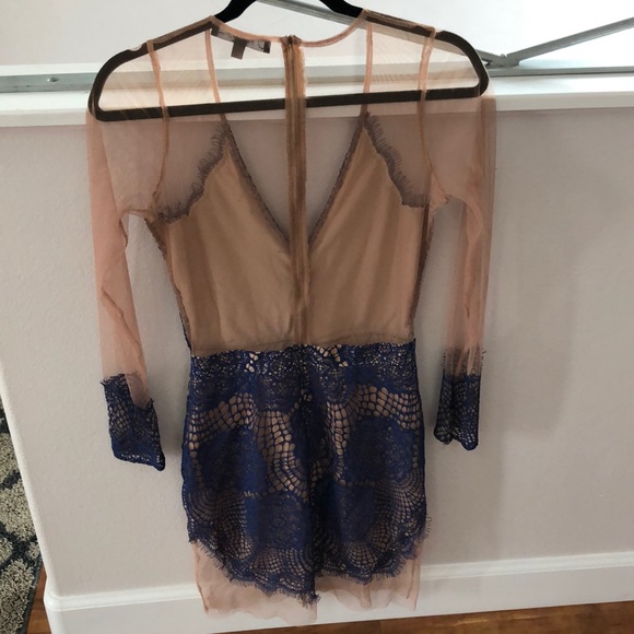 For Love And Lemons blue lace dress - Picture 2 of 2
